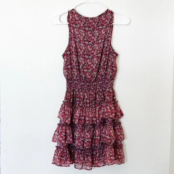 1. State Pink Floral Women's Mini Dress Size Small - Picture 2 of 3